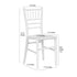Chivari Kids Gold BasicResin™ Chiavari Chair CCRG-KID-ZG-T