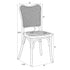 Chivari Natural Emma Resin Chair with Natural Cane Back and Rattan Seat CERNN-ZG-T