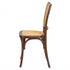 Chestnut Emma Resin Chair with Natural Cane Back and Rattan Seat