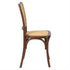 Chestnut Emma Resin Chair with Natural Cane Back and Rattan Seat