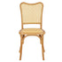 Chivari Natural Emma Resin Chair with Natural Cane Back and Rattan Seat CERNN-ZG-T