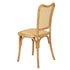 Chivari Natural Emma Resin Chair with Natural Cane Back and Rattan Seat CERNN-ZG-T