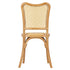 Chivari Natural Emma Resin Chair with Natural Cane Back and Rattan Seat CERNN-ZG-T