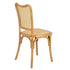 Chivari Natural Emma Resin Chair with Natural Cane Back and Rattan Seat CERNN-ZG-T