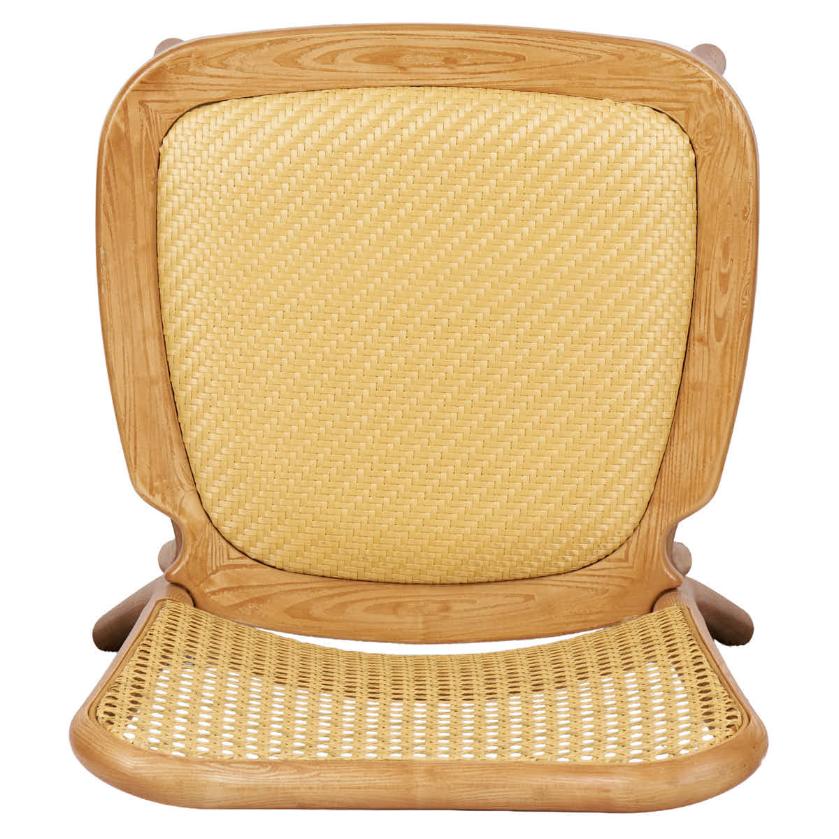 Chivari Natural Emma Resin Chair with Natural Cane Back and Rattan Seat CERNN-ZG-T