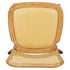 Chivari Natural Emma Resin Chair with Natural Cane Back and Rattan Seat CERNN-ZG-T