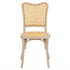 Chivari Natural Washed Emma Resin Chair with Natural Cane Back and Rattan Seat CERNW-ZG-T