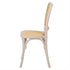 Chivari Natural Washed Emma Resin Chair with Natural Cane Back and Rattan Seat CERNW-ZG-T