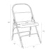 Chivari 40 Pack Beige Metal Folding Chair CFMBE-CX-T-40