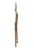 Chivari Brown Metal Folding Chair CFMBR-CX-T