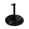 California Umbrellas Black 75 lbs Umbrella Base with Casing & Casters CAL-CFMT172-BLACK