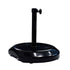 California Umbrellas Black 75 lbs Umbrella Base with Casing & Casters CAL-CFMT172-BLACK