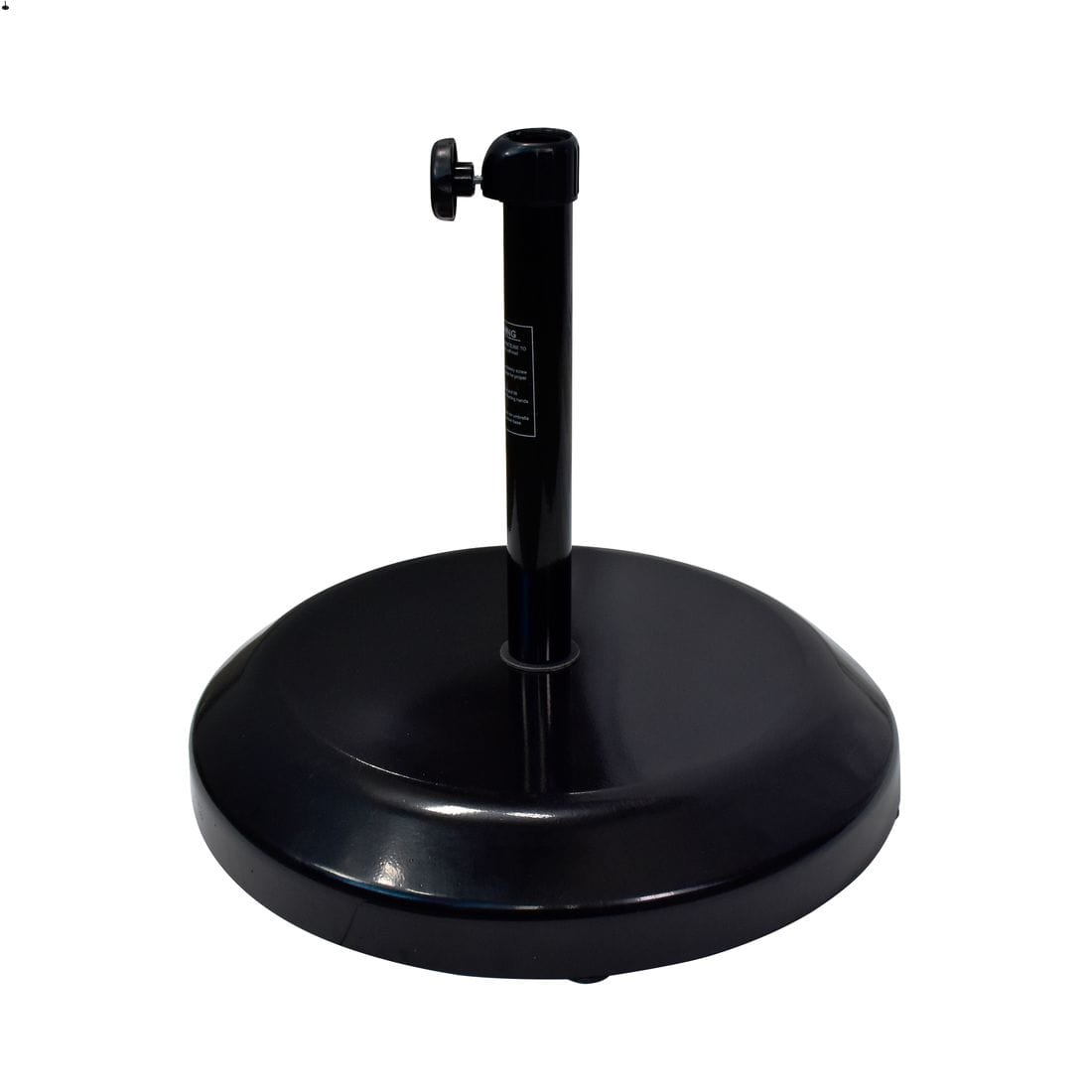 California Umbrellas Black 75 lbs Umbrella Base with Casing & Casters CAL-CFMT172-BLACK