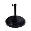 California Umbrellas Black 75 lbs Umbrella Base with Casing & Casters CAL-CFMT172-BLACK