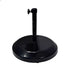 California Umbrellas Black 75 lbs Umbrella Base with Casing & Casters CAL-CFMT172-BLACK