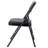 Chivari 40 Pack Black Metal Folding Chair with Black Vinyl Cushion CFMVBB1-CX-T-40