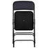 Chivari 40 Pack Black Metal Folding Chair with Black Vinyl Cushion CFMVBB1-CX-T-40