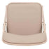Chivari 40 Pack Beige Metal Folding Chairs with Beige Vinyl Cushions CFMVBEBE1-CX-T-40