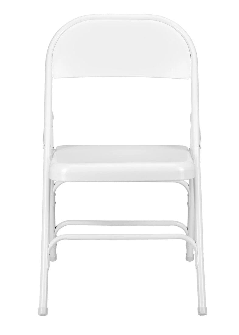 White Metal Folding Chair