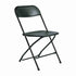 Chivari Black Folding Chair (Steel-Poly Chair) CFPB-AX-T