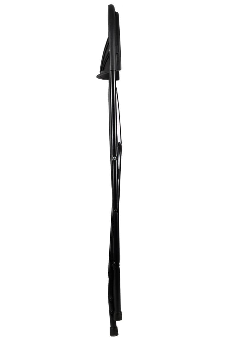 Chivari Black Fan Back Folding Chair (Steel-Poly Chair) CFPB-FAN-CX-T