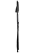 Chivari Black Fan Back Folding Chair (Steel-Poly Chair) CFPB-FAN-CX-T