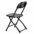 Chivari Kids Black Folding Chair (Steel-Poly Chair) CFPB-KID-AX-T