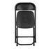 Chivari Kids Black Folding Chair (Steel-Poly Chair) CFPB-KID-AX-T