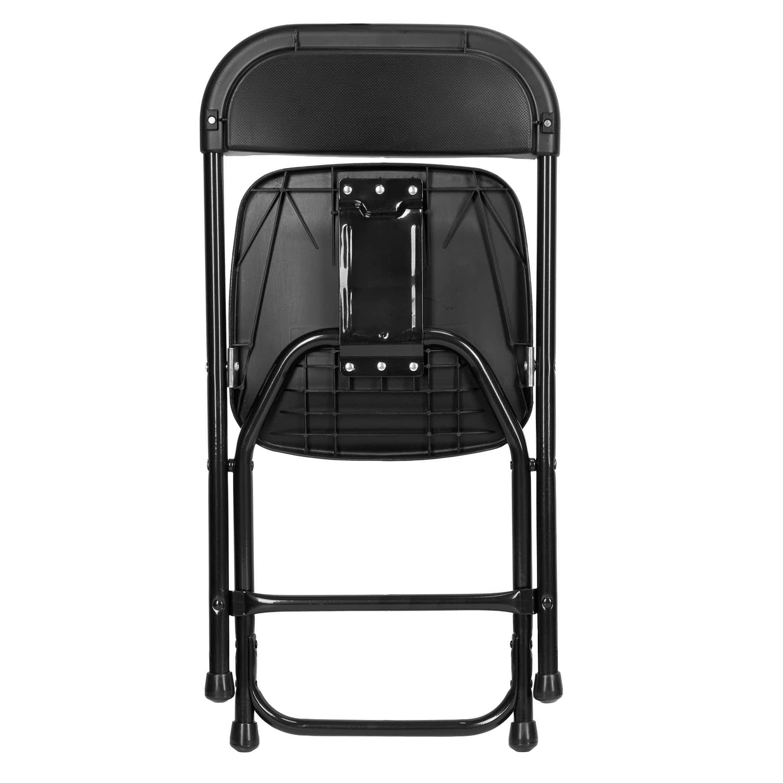 Chivari Kids Black Folding Chair (Steel-Poly Chair) CFPB-KID-AX-T