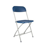 Blue Folding Chair (Steel-Poly Chair)
