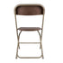 Chivari 200 Pack Brown Steel Poly Folding Chairs CFPBR-CXI-200