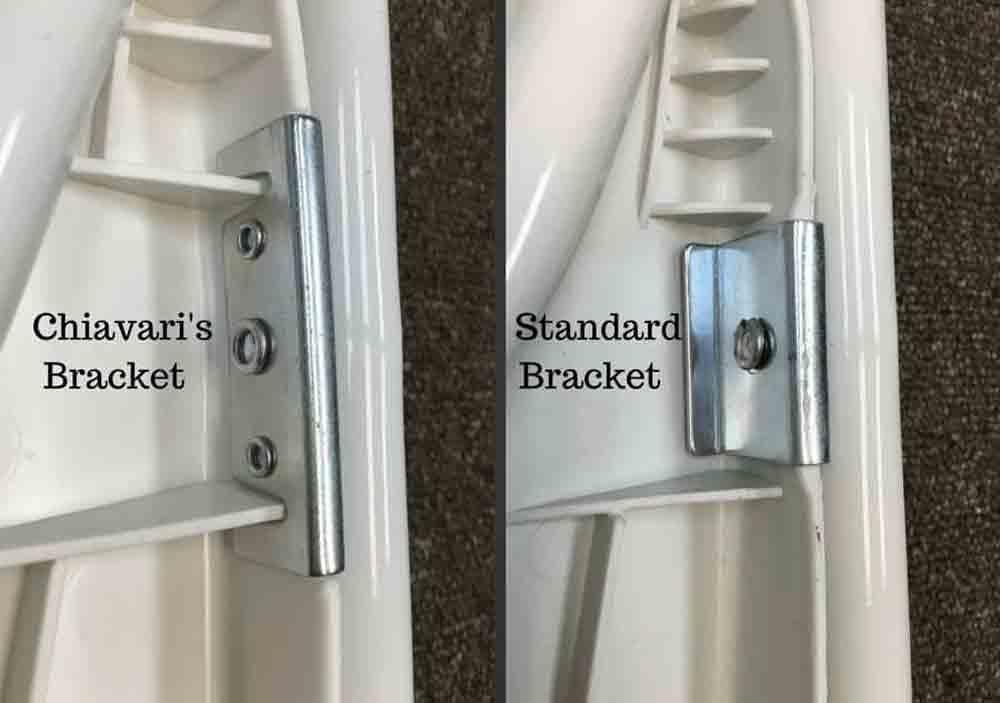 Chivari 200 Pack White Fan Back Steel Poly Folding Chairs CFPW-FAN-CX-T-200