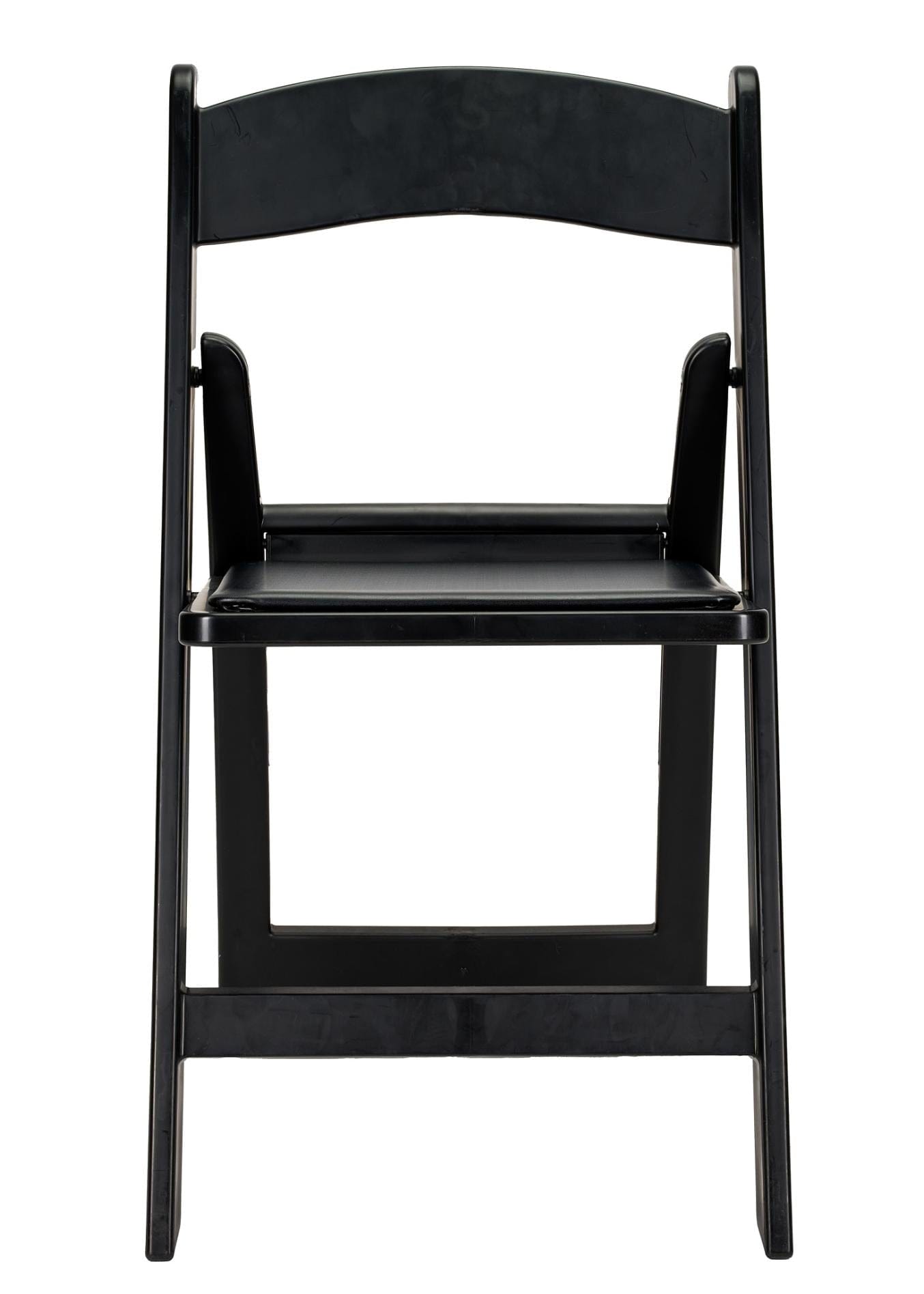 Chivari Black SuperResin Folding Chair CFRB-AX-T