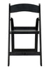 Chivari Black SuperResin Folding Chair CFRB-AX-T