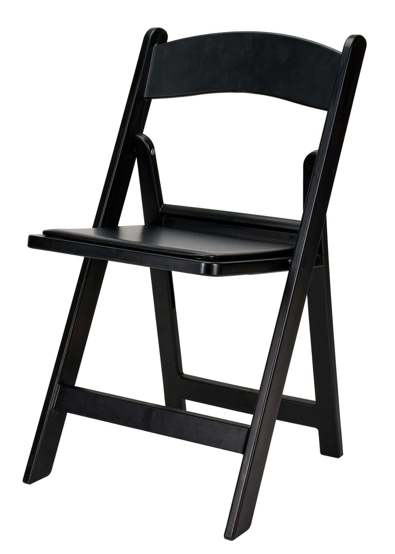 Chivari Black SuperResin Folding Chair CFRB-AX-T