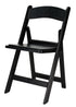 Chivari 100 Chair Pack Black Resin Folding Chair 800 lbs Weight Capacity* 3 Year Total Warranty* CFRB-AX-T-100