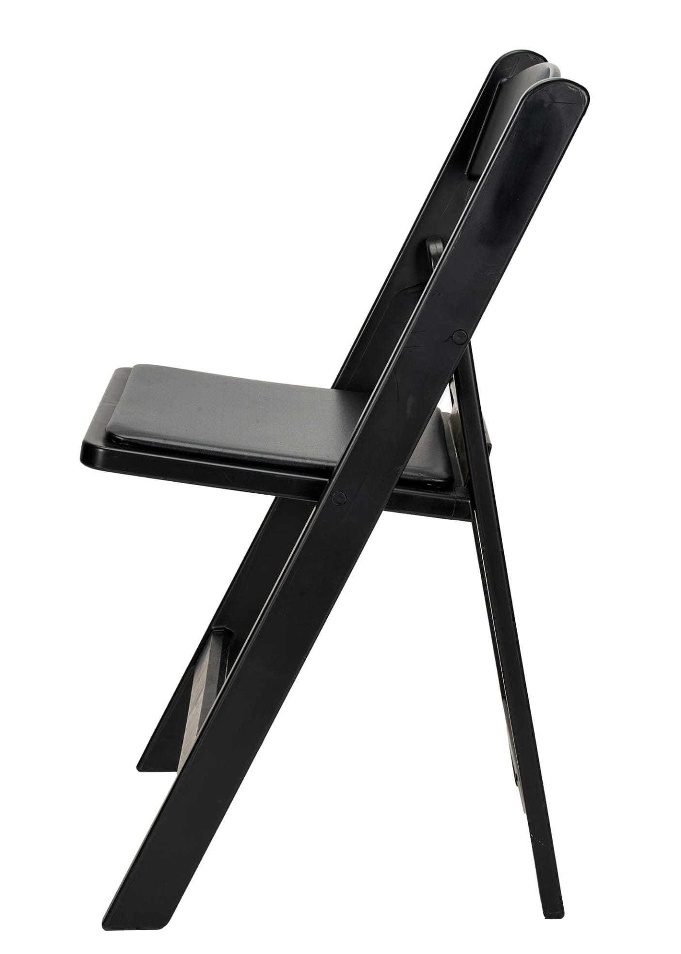 Chivari Black SuperResin Folding Chair CFRB-AX-T