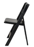 Chivari Black SuperResin Folding Chair CFRB-AX-T