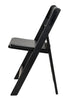 Chivari 100 Chair Pack Black Resin Folding Chair 800 lbs Weight Capacity* 3 Year Total Warranty* CFRB-AX-T-100