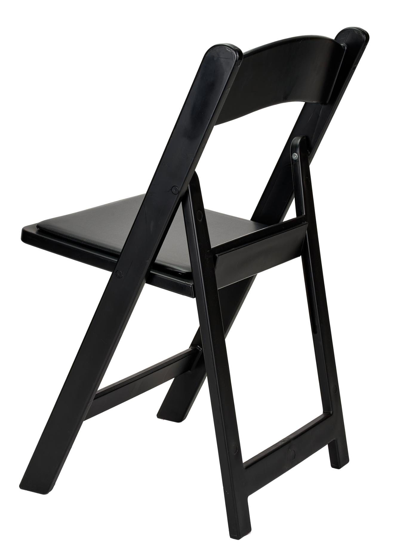 Chivari Black SuperResin Folding Chair CFRB-AX-T