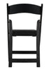 Chivari Black SuperResin Folding Chair CFRB-AX-T