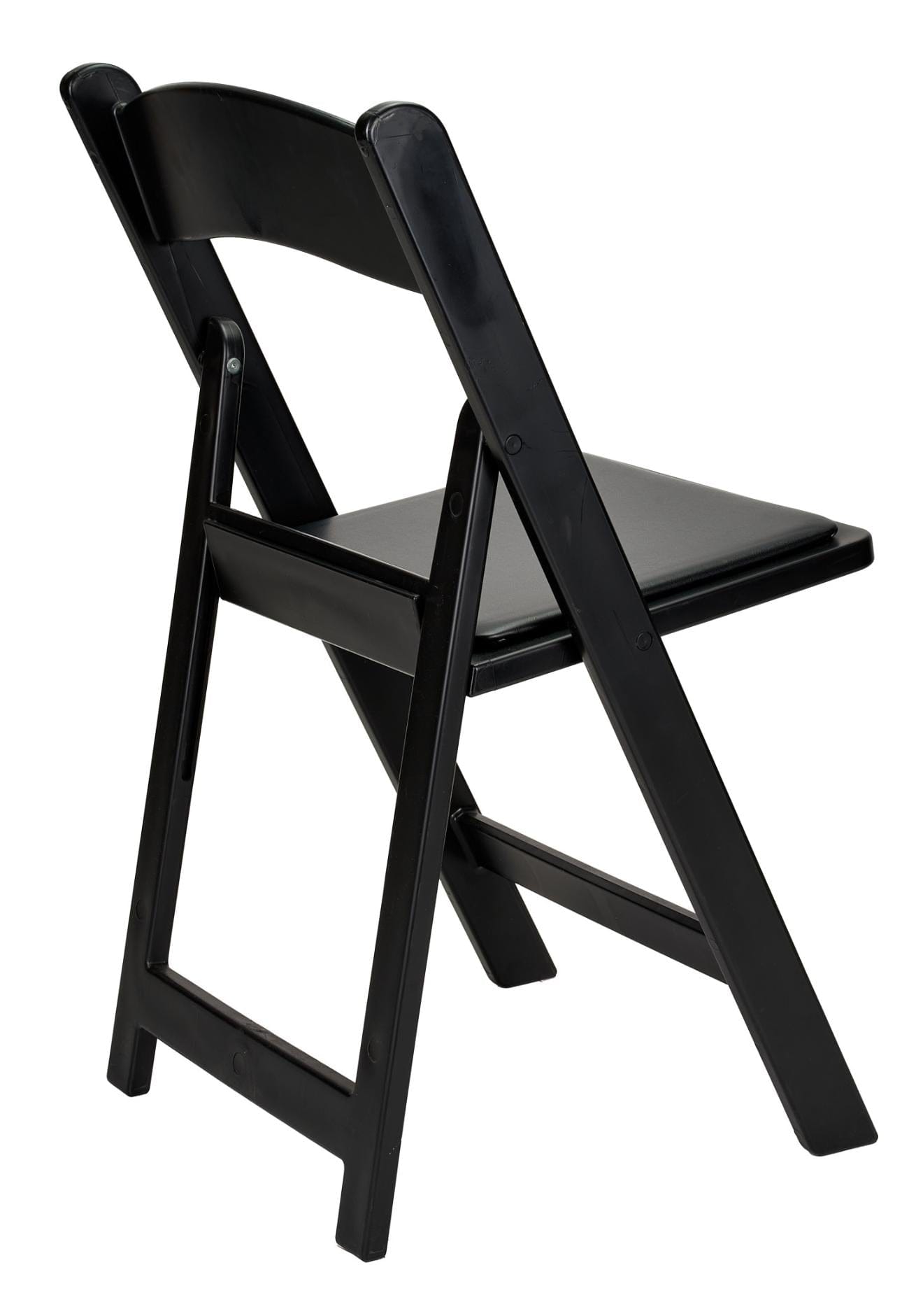 Chivari Black SuperResin Folding Chair CFRB-AX-T