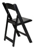 Chivari 100 Chair Pack Black Resin Folding Chair 800 lbs Weight Capacity* 3 Year Total Warranty* CFRB-AX-T-100
