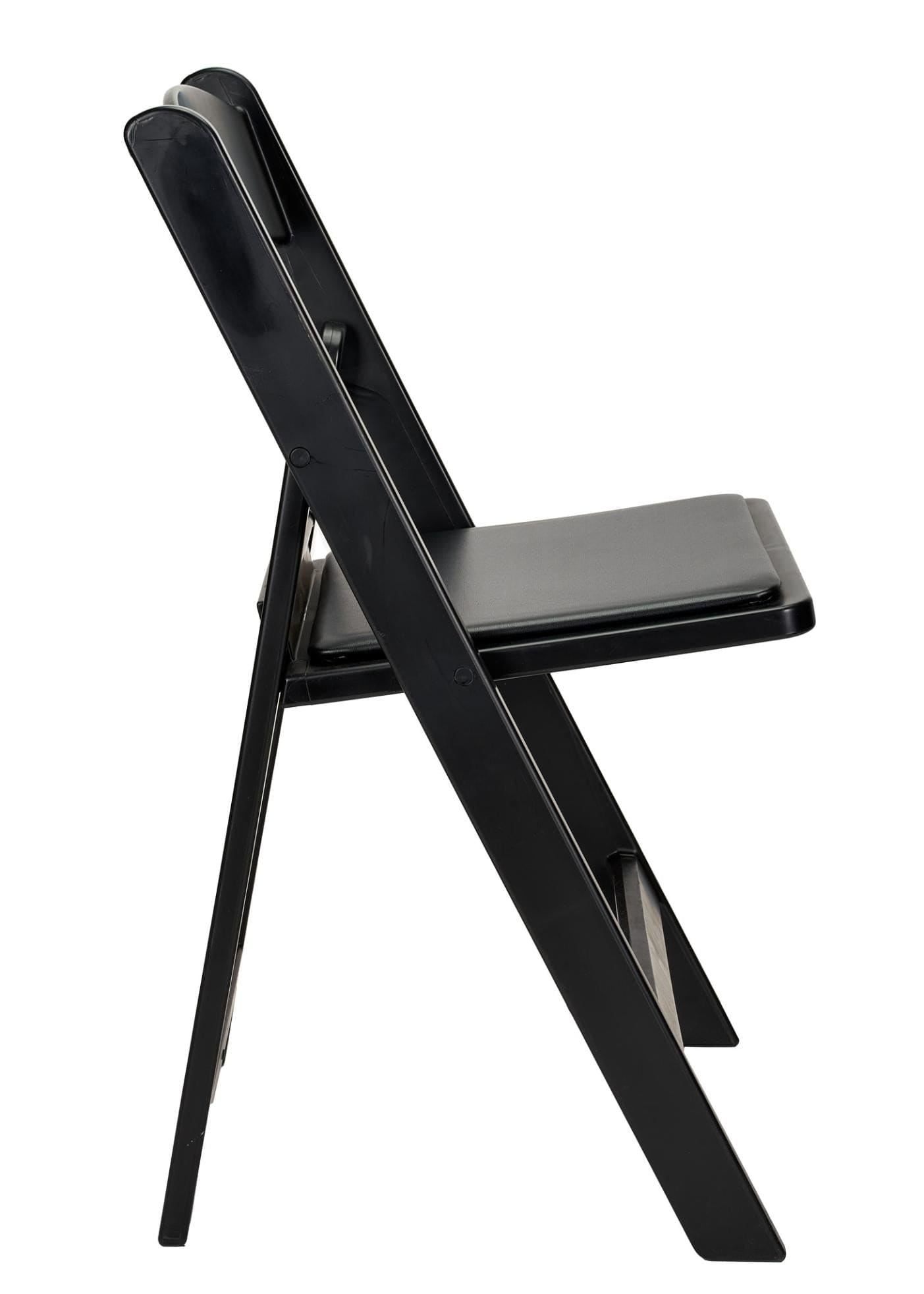 Chivari Black SuperResin Folding Chair CFRB-AX-T