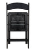 Chivari 100 Chair Pack Black Resin Folding Chair 800 lbs Weight Capacity* 3 Year Total Warranty* CFRB-AX-T-100