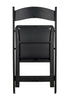 Chivari 100 Chair Pack Black Resin Folding Chair 800 lbs Weight Capacity* 3 Year Total Warranty* CFRB-AX-T-100