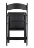 Chivari Black SuperResin Folding Chair CFRB-AX-T