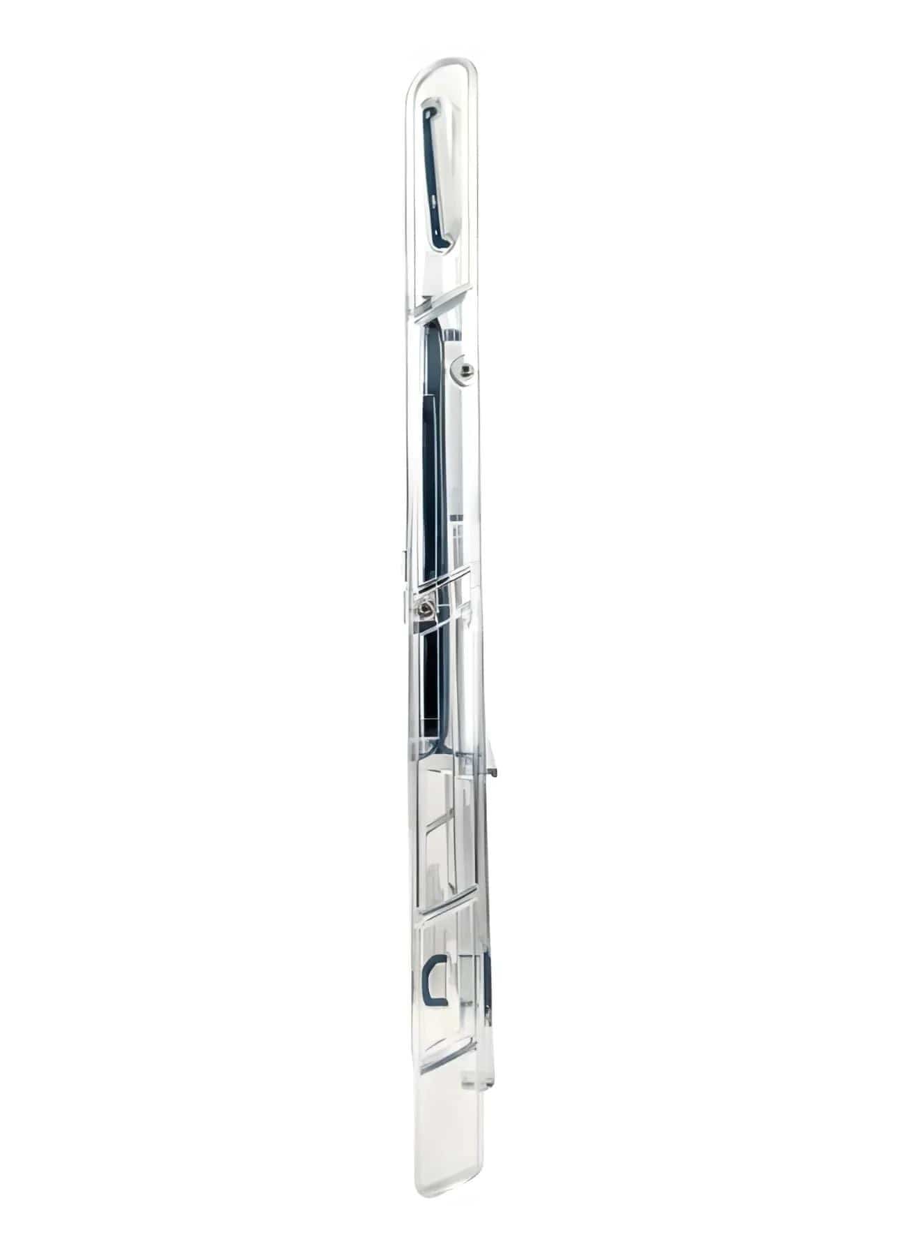 Chivari 100 Pack Clear Resin Folding Chairs CFRCL-HB-T-100