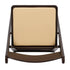Chivari Fruitwood Resin Folding Chair with Tan Cushion CFRF-TAN-AX-T