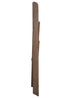 Chivari Fruitwood WoodGrain™ Resin Folding Chair with Ivory Seat CFRFB-IVY-AX-T